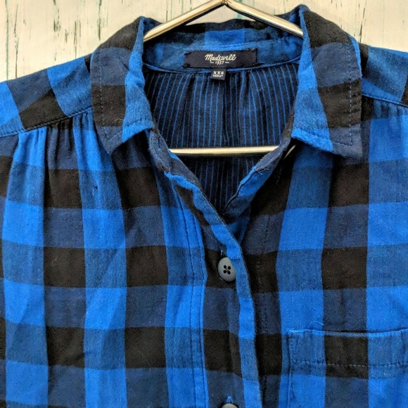 3/$20 Madewell Buffalo Check Latitude Dress - Picture 5 of 8